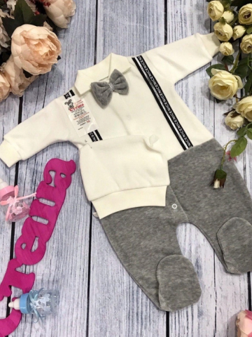 Купить оптом 109. Комбинезон с шапкой,100% хлопок интерлок в Братске