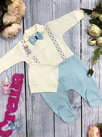 Купить оптом 127. Комбинезон с шапкой,100% хлопок интерлок в Братске